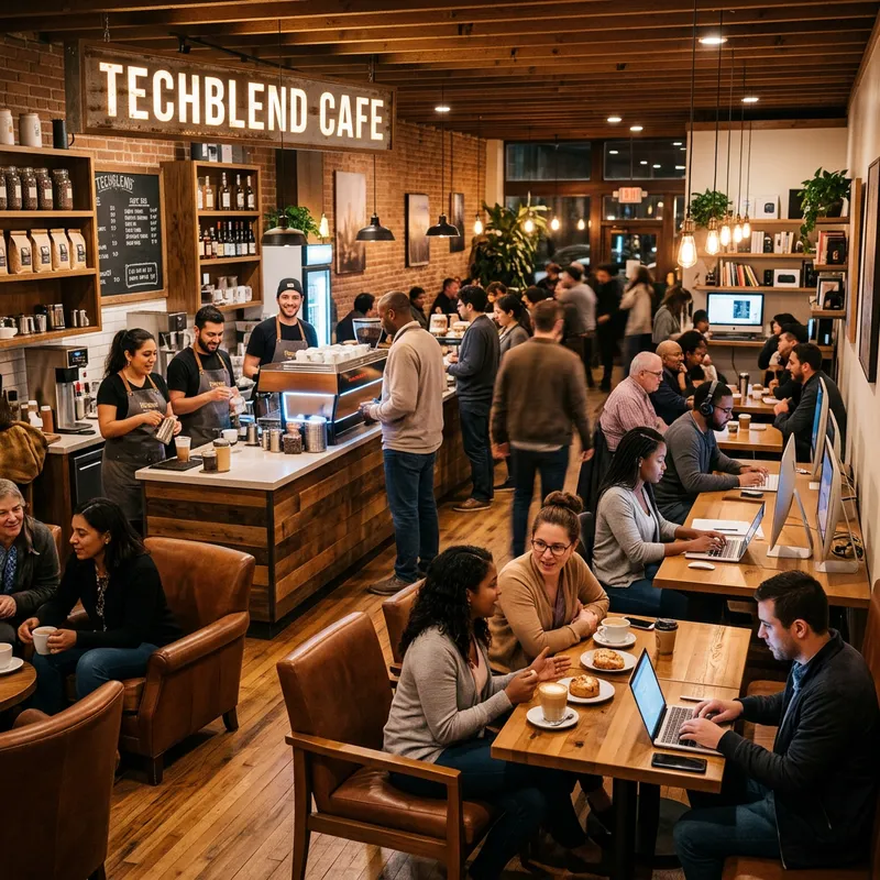 TechBlend Cafe: A Modern Coffee Experience TechBlend Cafe: A Modern Coffee Experience