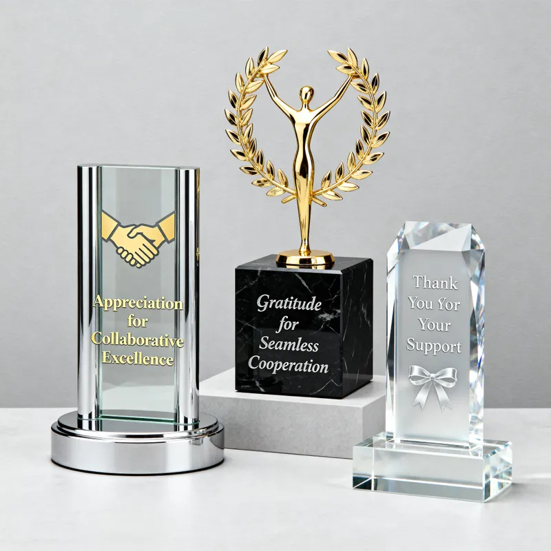 Unique Appreciation Trophy Designs for Secondees