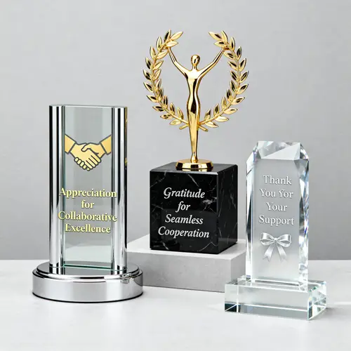 Unique Appreciation Trophy Designs for Secondees