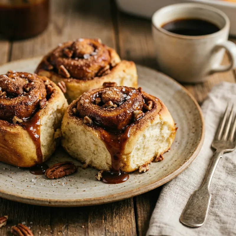 Irresistible Homemade Caramel Cinnamon Scrolls