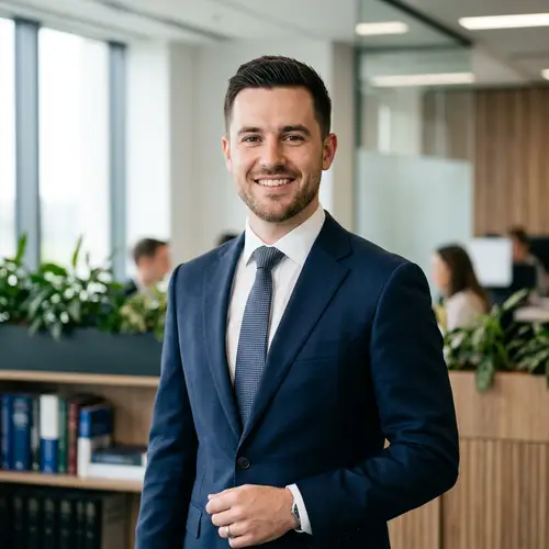 Professional LinkedIn Photo in a Suit