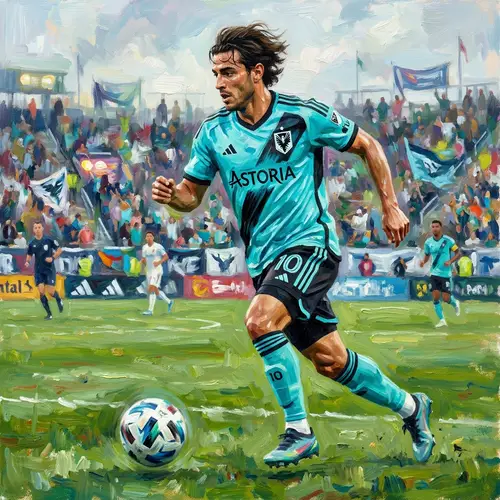 Vibrant Turquoise and Black Soccer Uniform Design | Impressionism