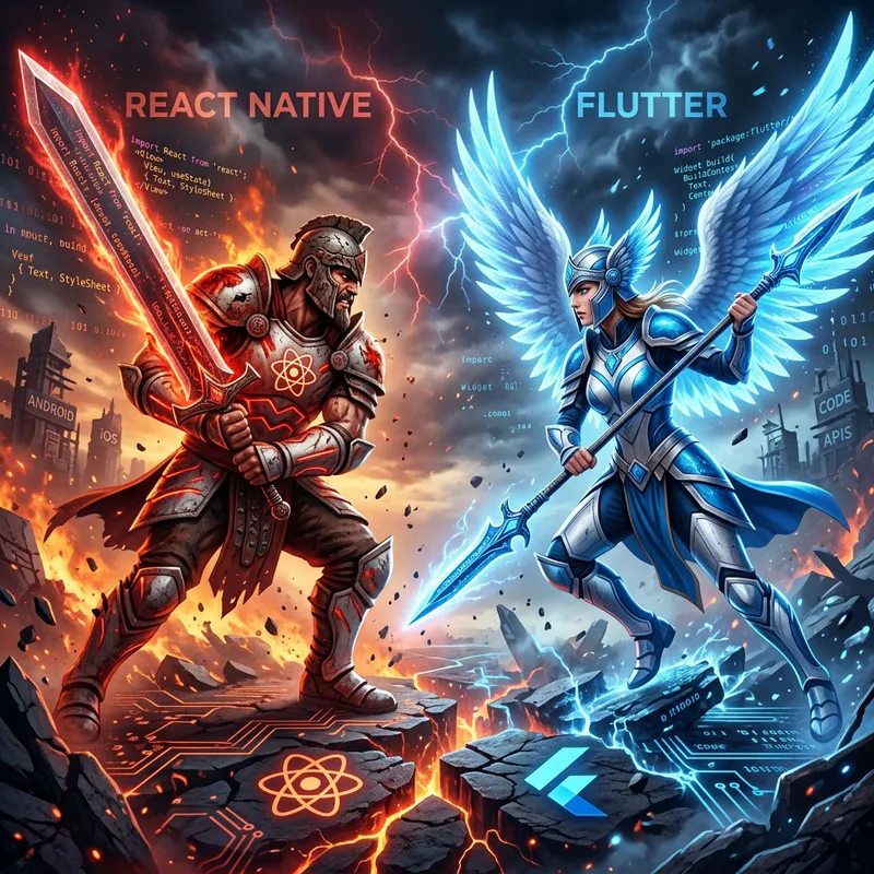 React Native vs. Flutter Battle: Coding Clash
