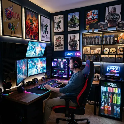Immersive Gaming Room Setup | Ultimate Gaming Den