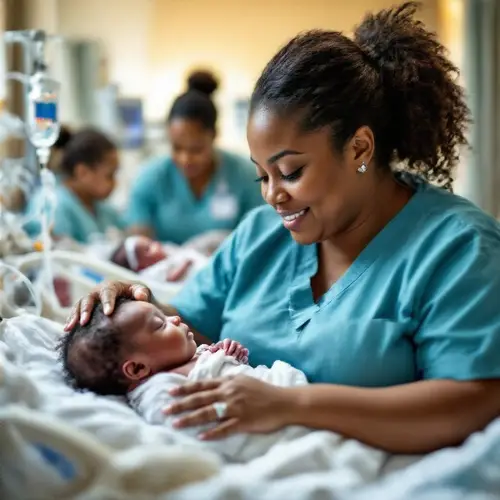 Compassionate Care by PICU Nurses for Premature Babies