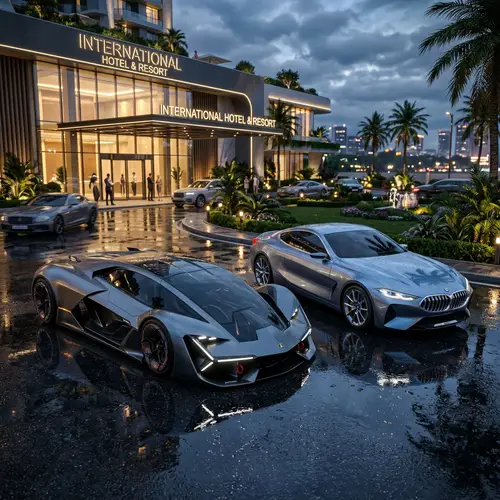 Futuristic Concept Cars at International Hotel Park