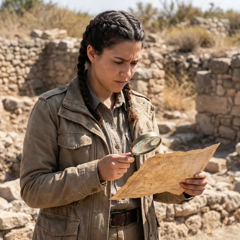 Hispanic Archaeologist Uncovering Historical Secrets | Adventure Spirit