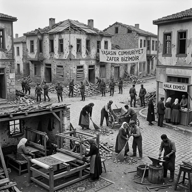 Post-War Struggles & Economic Evolution in 1923 | Turkish Republic