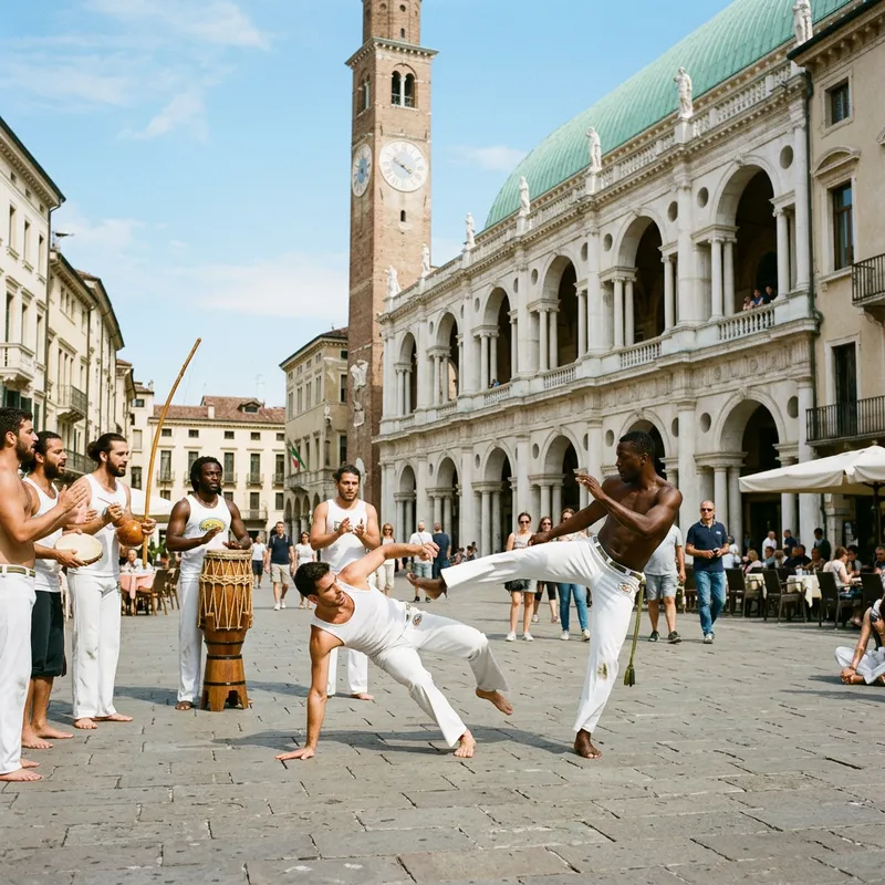 Capoeira in Vicenza: Sunny Day Fun Capoeira in Vicenza: Sunny Day Fun