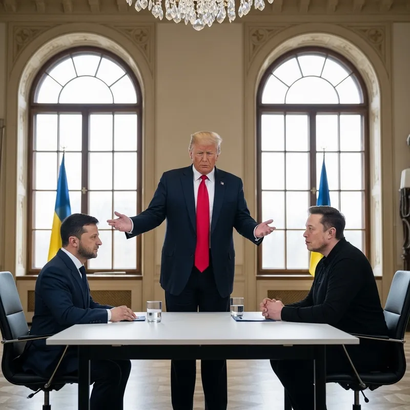 Zelenskyy, Trump & Musk: A Negotiation Summary