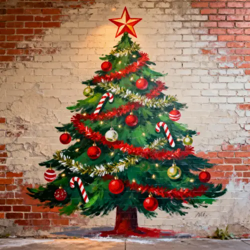 Christmas Tree on Walls: Festive Decor Ideas
