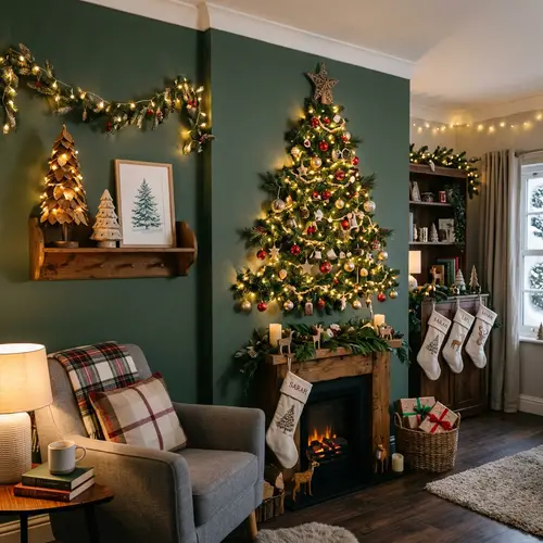 Christmas Tree on Walls: Festive Decor Ideas