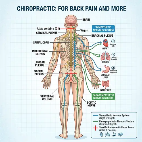 Human Sympathetic & Parasympathetic Nervous System Anatomy