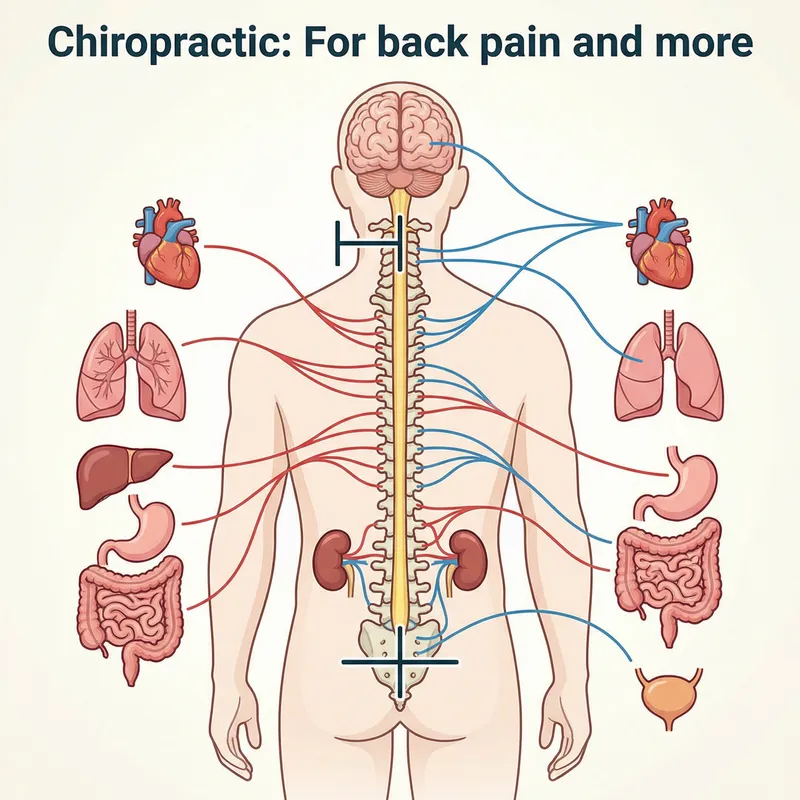 Human Sympathetic & Parasympathetic Nervous System Diagram