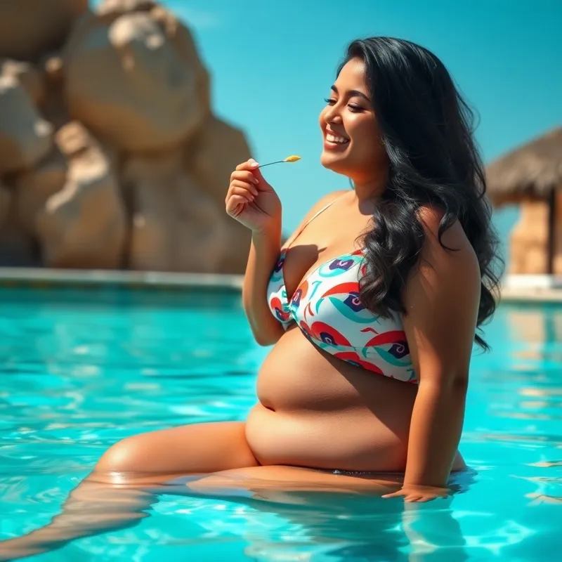 Beautiful South Asian SSBBW in Swimsuit Beautiful South Asian SSBBW in Swimsuit