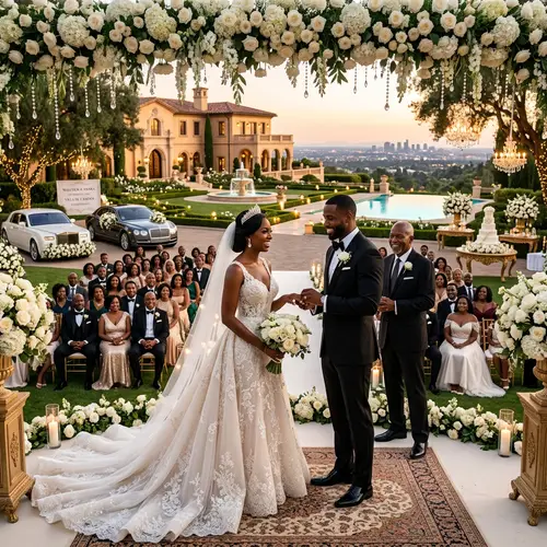 Stunning Black Couple's Luxury Wedding