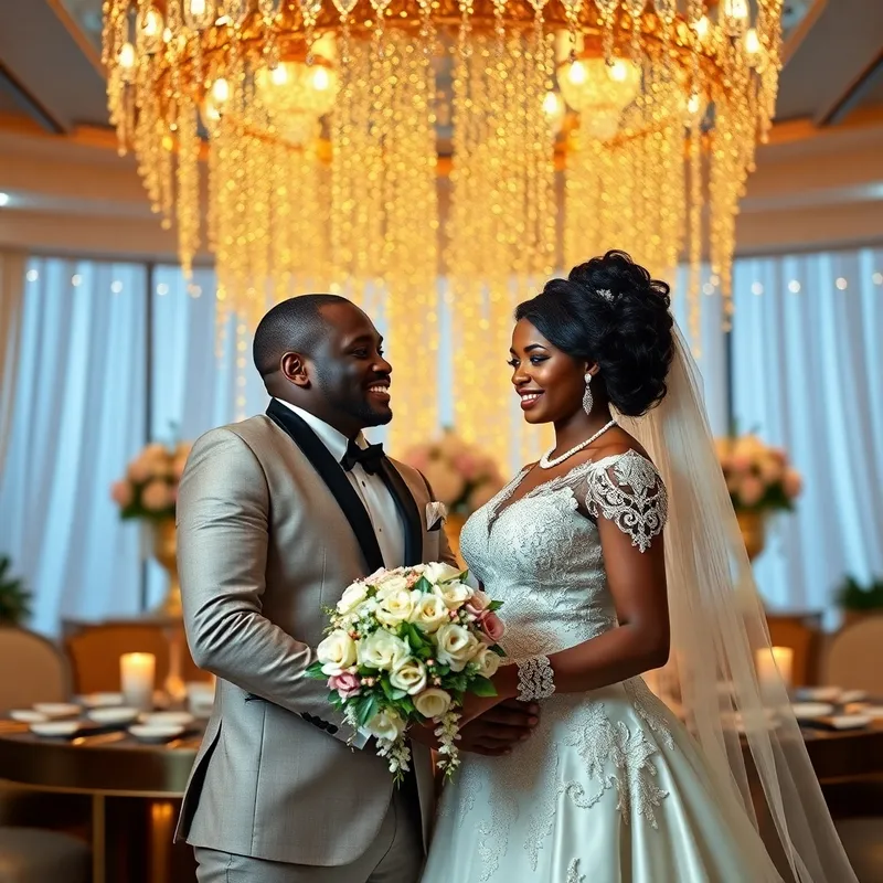 Stunning Black Couple's Luxury Wedding Stunning Black Couple's Luxury Wedding