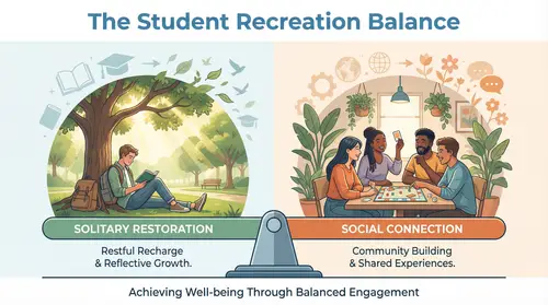 The Student Recreation Balance: Infographic Insights
