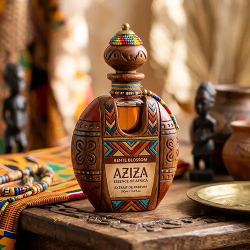 African Style Perfume Bottle - Unique Design
