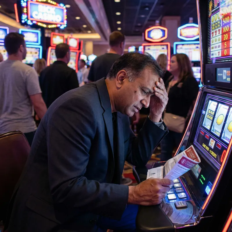 Professional Gambler Loses Kids' College Fund to Slots