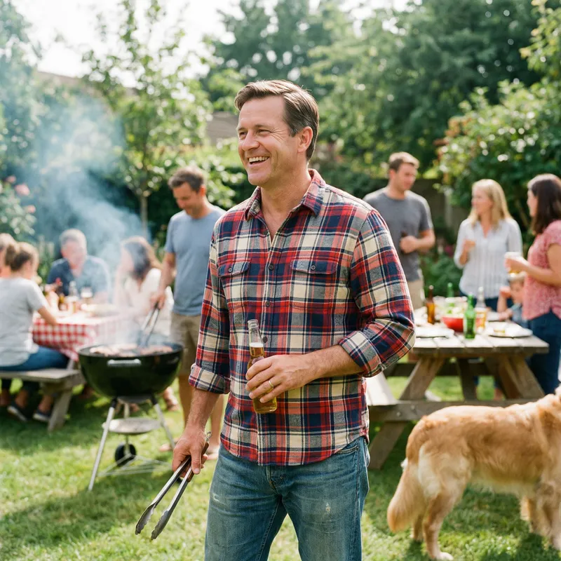 Henry Walker | Middle-Aged Caucasian Male with Friendly Smile