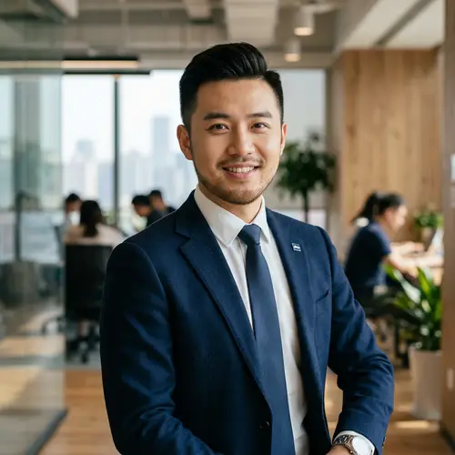 Professional LinkedIn Photo for Chinese Businessman