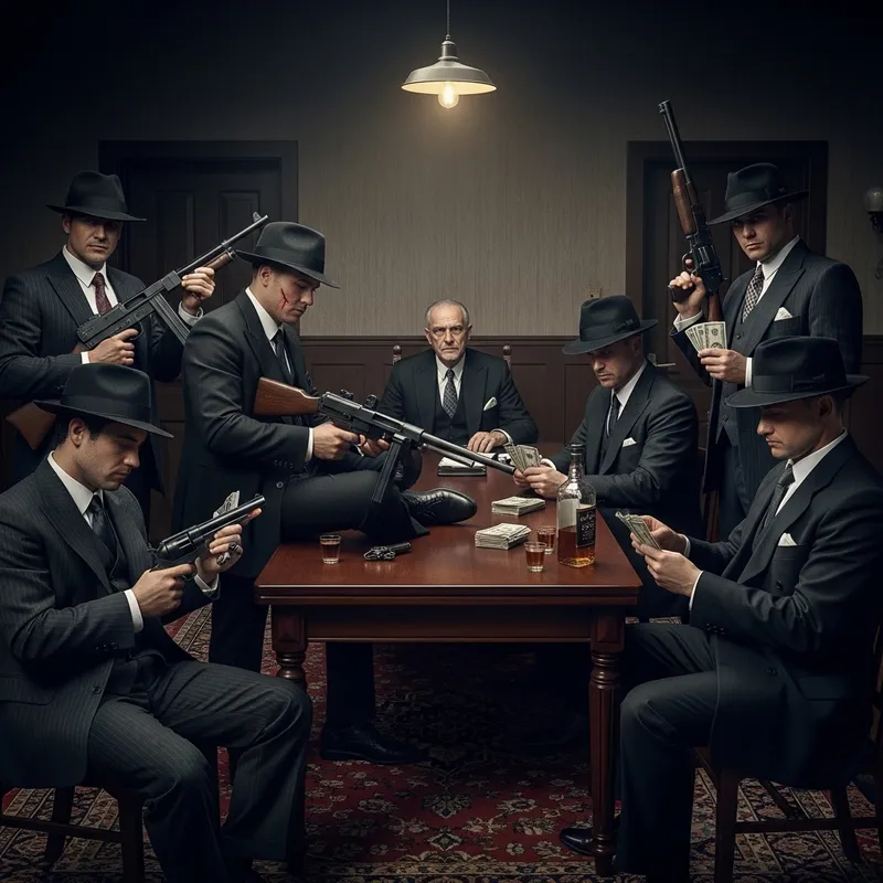 Italian Mafia with Guns: A Glimpse into the Underworld
