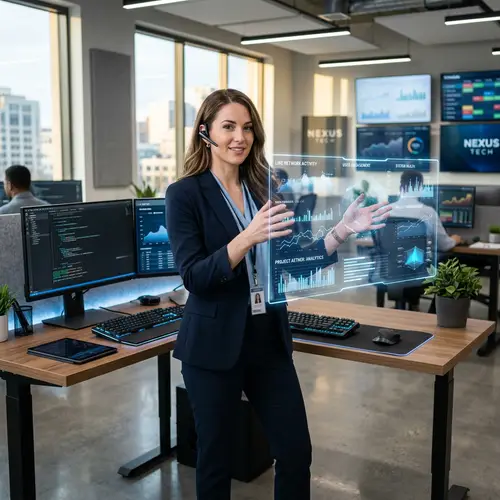 Efficient Virtual Assistant in Modern Workspace