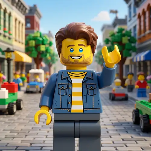 Transform into a Lego Cartoon Character