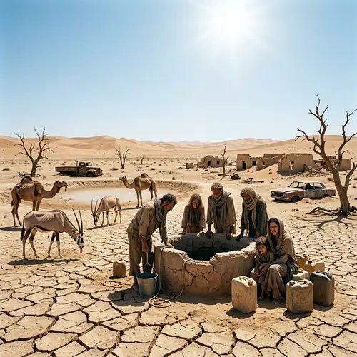 World Without Water: Desolate Scenes of a Dystopian Future
