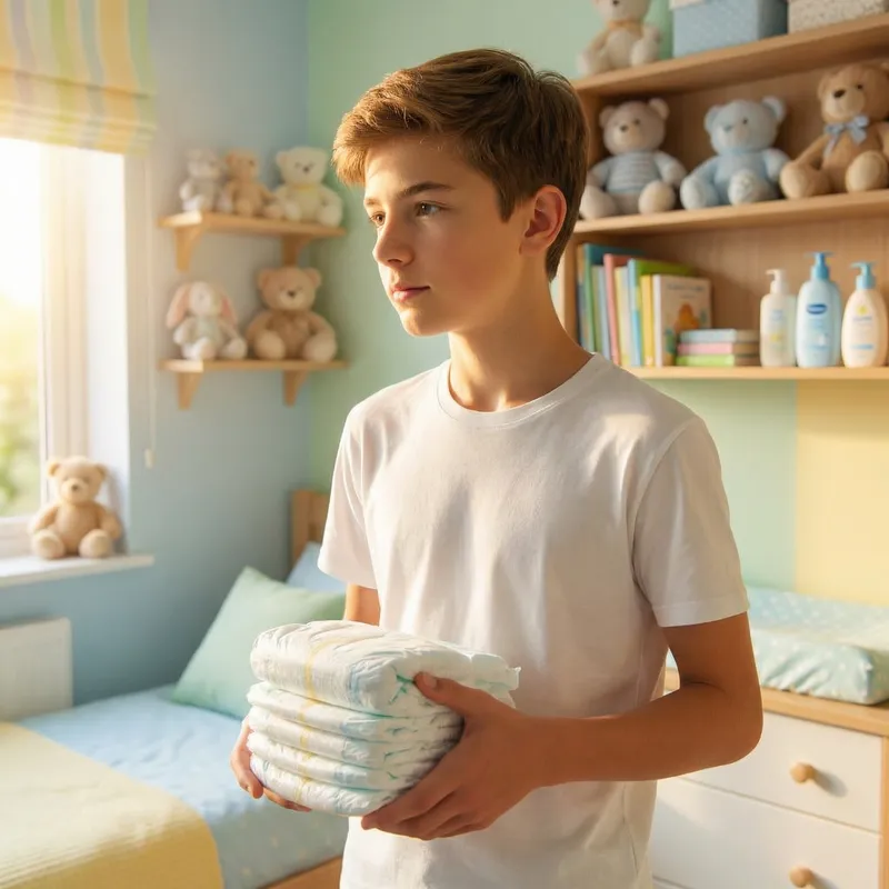 Helping with Diapers: A 13-Year-Old's Care