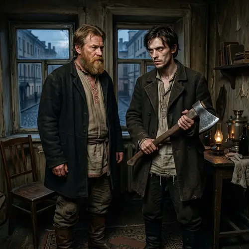 Russian Men in 19th Century Garb | Historical Portrait in 4K Resolution