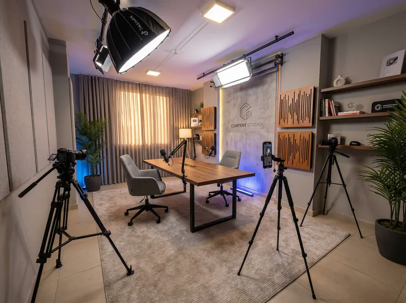 Modern High-End Content Creation Studio Design