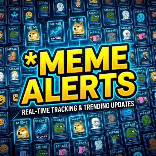 Meme Alerts: Stylish Blue & Black Card Design