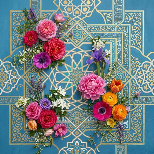 Floral Beauty and Islamic Art | Symphonies of Color and Culture