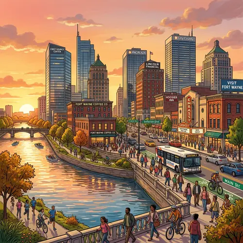 Fort Wayne: A Day in the Vibrant Cityscape