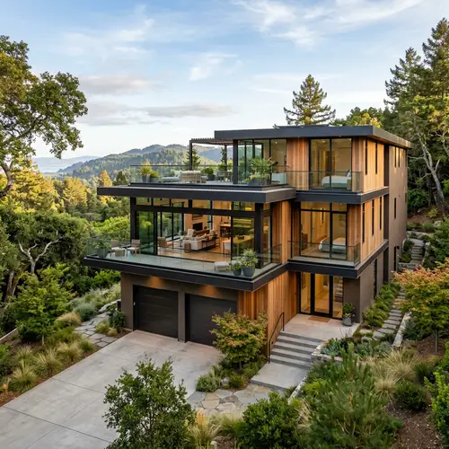 Stunning Three Story Modern House Design