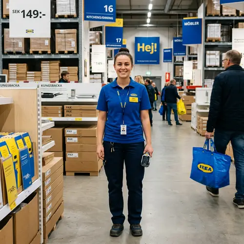 IKEA Employee in Uniform | Official Brand Clothing