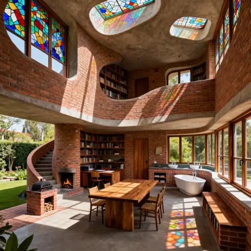 Asymmetrical 150 sqm Face Brick Home Design