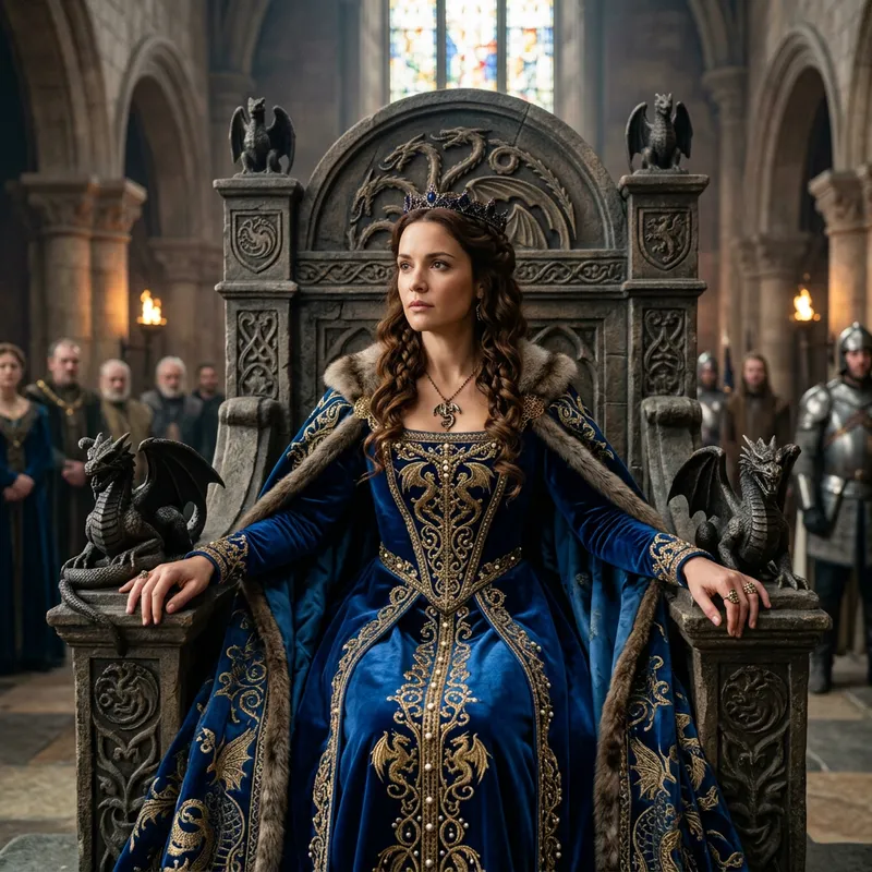 Emma Watson as Daenerys Targaryen | Regal Throne Scene Emma Watson as Daenerys Targaryen | Regal Throne Scene