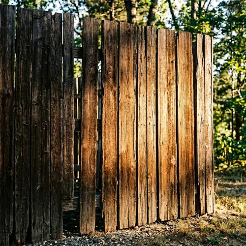 Antique Wood Plank Wall | Rich Brown Color | Sunlit Texture