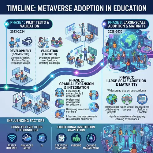 Adoption of the Metaverse in Education: Timeline & Phases
