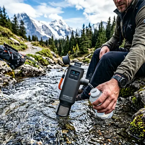 Portable Pocket Water Purifier for Outdoor Use