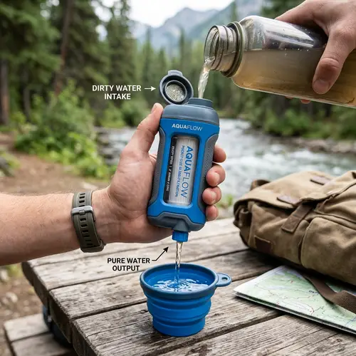 Portable Pocket Water Purifier for Anytime Use