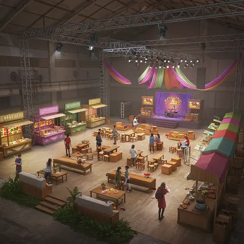 Affordable Music Festival Venue Design