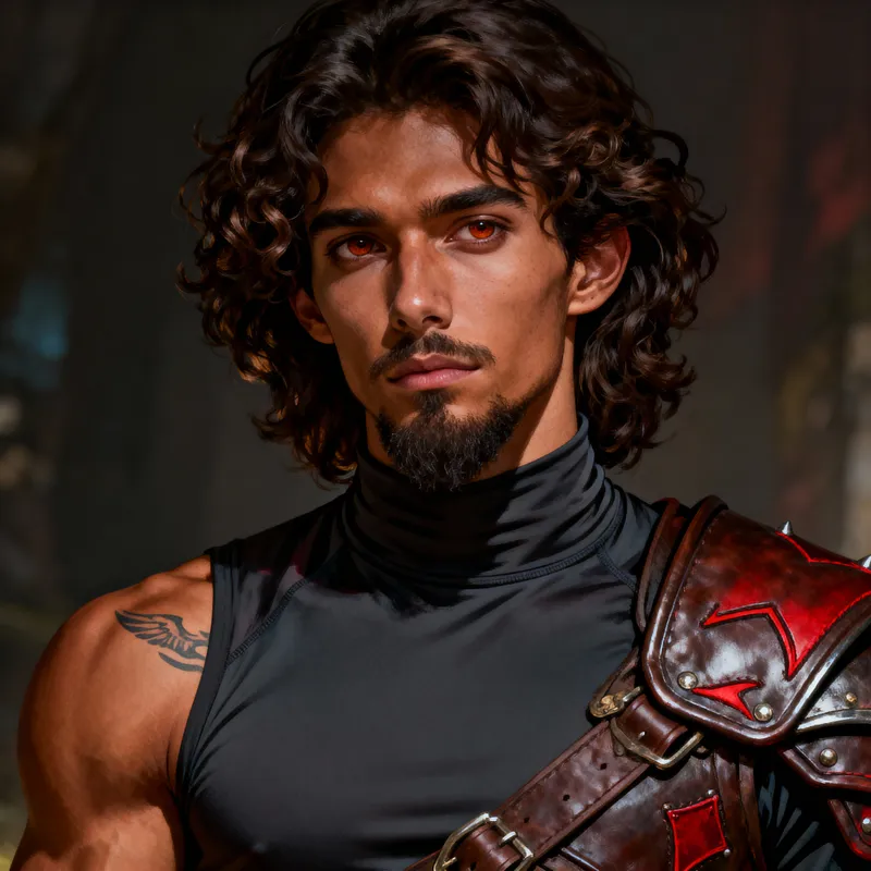 Epic RPG Character Design: Young Hero Illustration