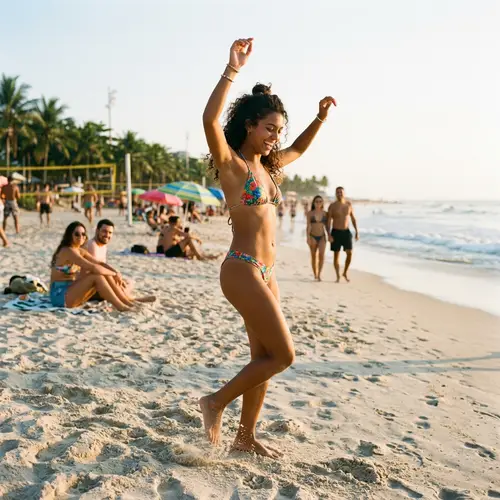 Bikini Girl Dancing: Fun and Flirty Moves