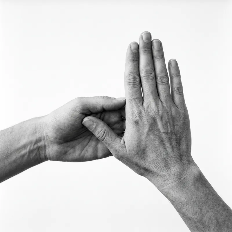 Time-Out Sign in Black and White Image