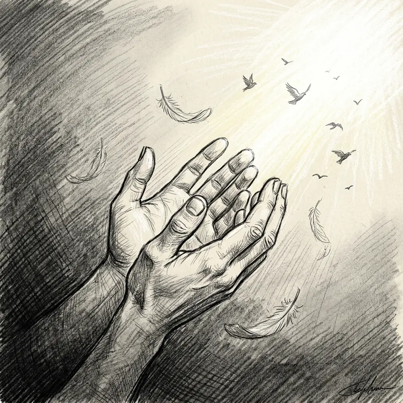 Expressive Sketch: Symbolic Depiction of Hope