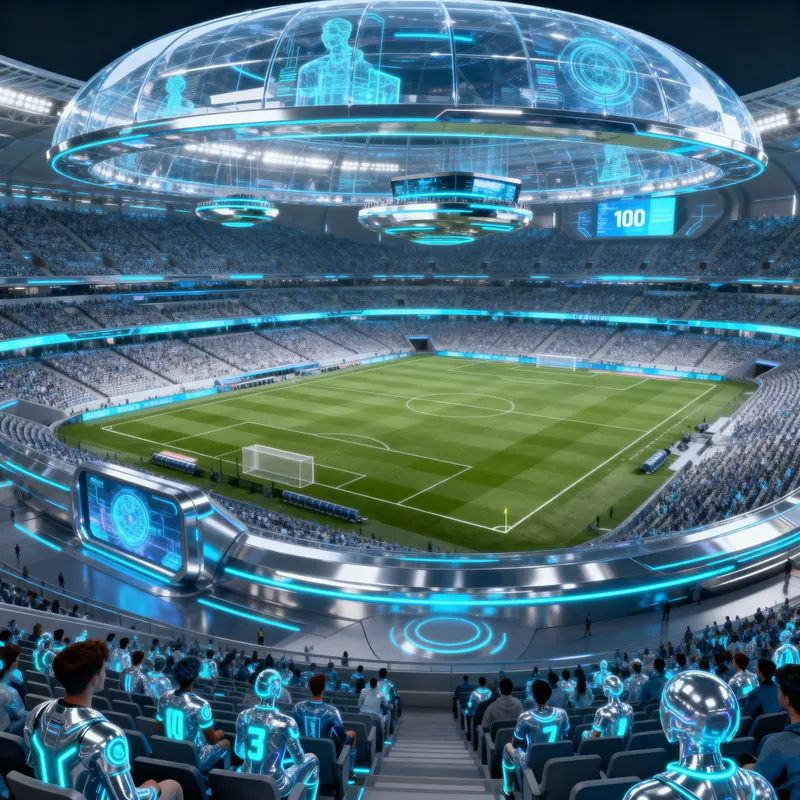 Futuristic Football Stadium for 100,000 Fans Futuristic Football Stadium for 100,000 Fans